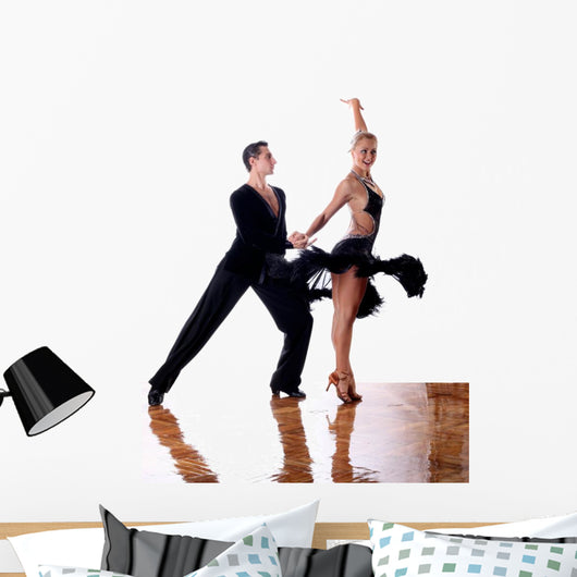 dancers in ballroom Wall Decal
