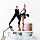dancers in ballroom Wall Decal