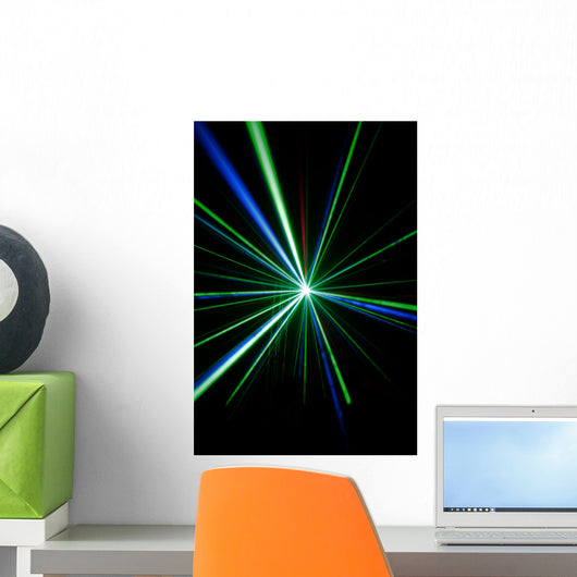 Laser beams Wall Mural
