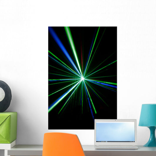 Laser beams Wall Mural