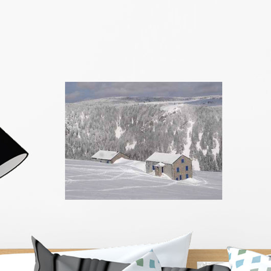 Paysage Hivernal Massif Du Wall Decal