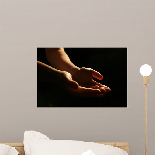 worshiping hands Wall Mural