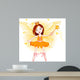 Little orange fairy Wall Decal