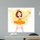 Little orange fairy Wall Decal