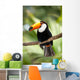 Toco Toucan in deep forest vegetation Wall Mural