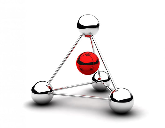 Tetrahedron Wall Decal