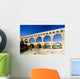 Roman aqueduct, Pont du Gard, Languedoc-Roussillon, France Wall Mural