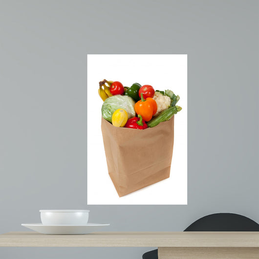 Grocery Sack Full Vegetables