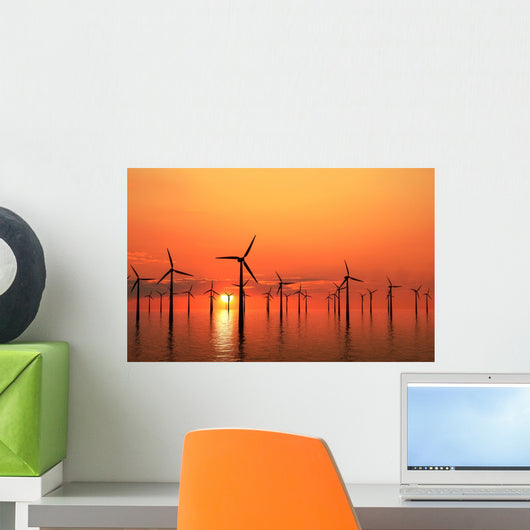 Wind farm Wall Mural