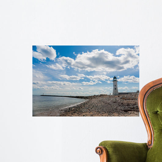 Old Atlantic Lighthouse Wall Mural