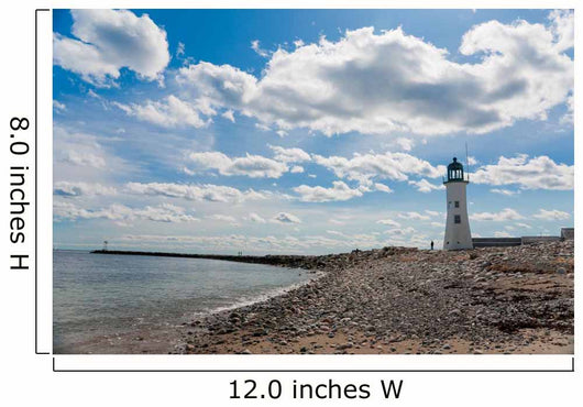 Old Atlantic Lighthouse Wall Mural