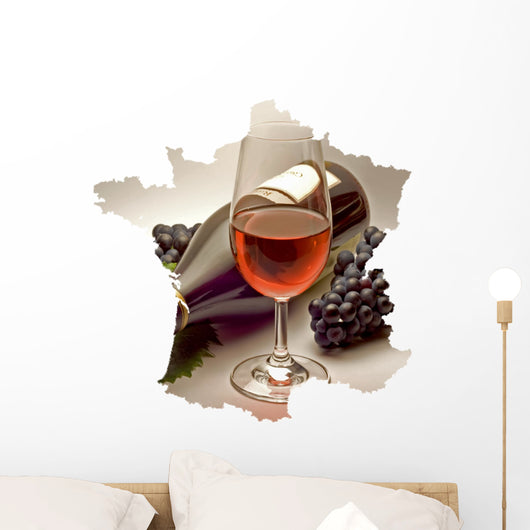French Wines Wall Decal
