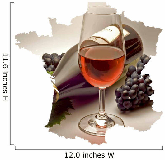 French Wines Wall Decal