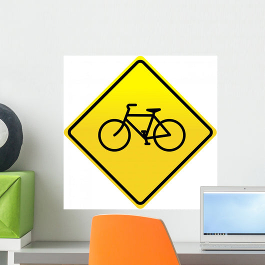 bicycle sign Wall Decal