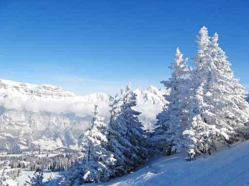 Skiing Slope Wall Decal