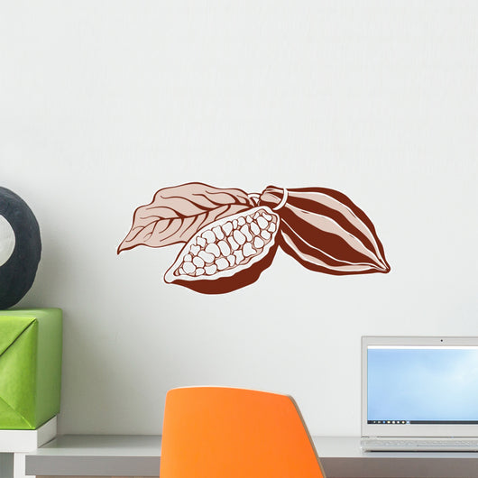 Cacao beans Wall Mural