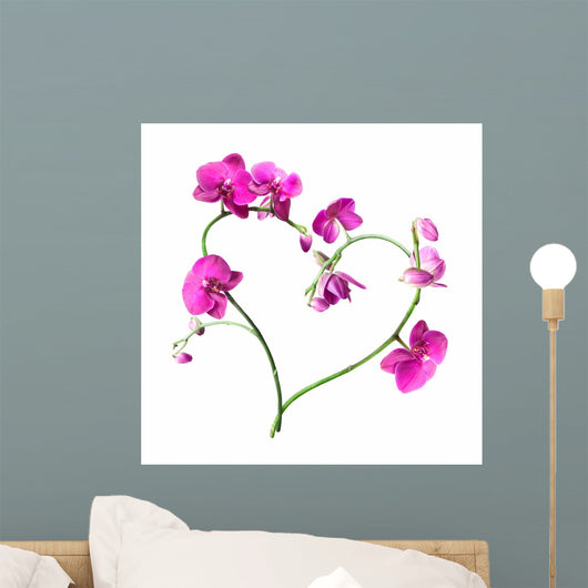 Heart from Pink Orchids