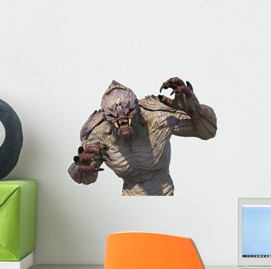 Attacking Alien Monster Wall Decal