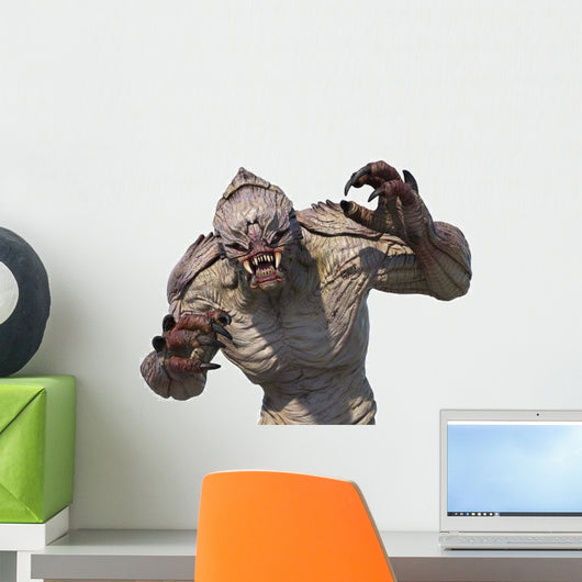 Attacking Alien Monster Wall Decal