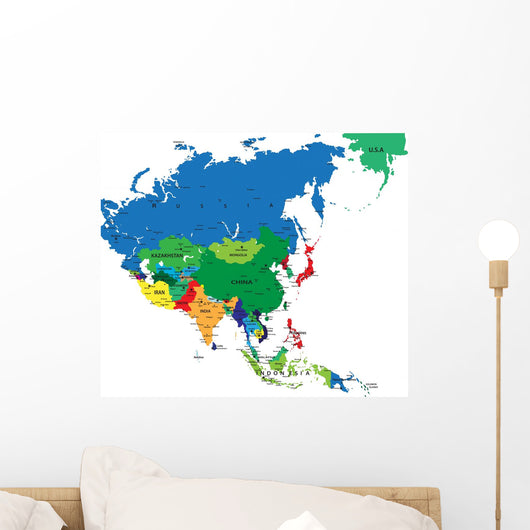 Political Map Asia