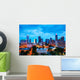 Overview Downtown Charlotte NC Skyline Wall Decal