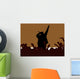 rap music illustration Wall Mural