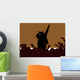 rap music illustration Wall Mural