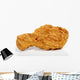 deep fried fast food, spring chicken in golden lem Wall Decal