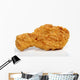 deep fried fast food, spring chicken in golden lem Wall Decal