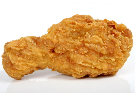 deep fried fast food, spring chicken in golden lem Wall Decal