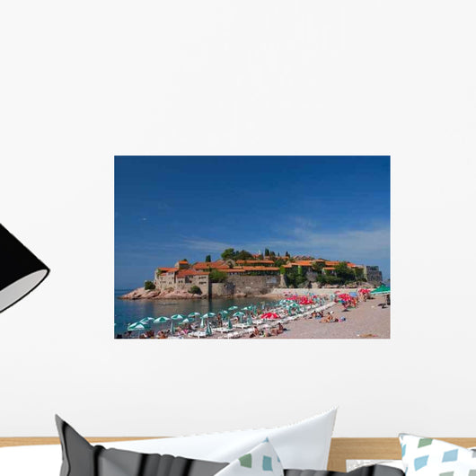 Sveti Stefan Wall Decal Design 1