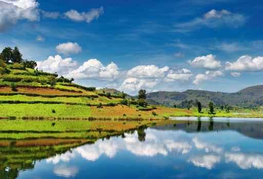 Bunyonyi Lake Uganda Wall Decal
