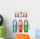 GAS PUMPS 1950 Wall Decal