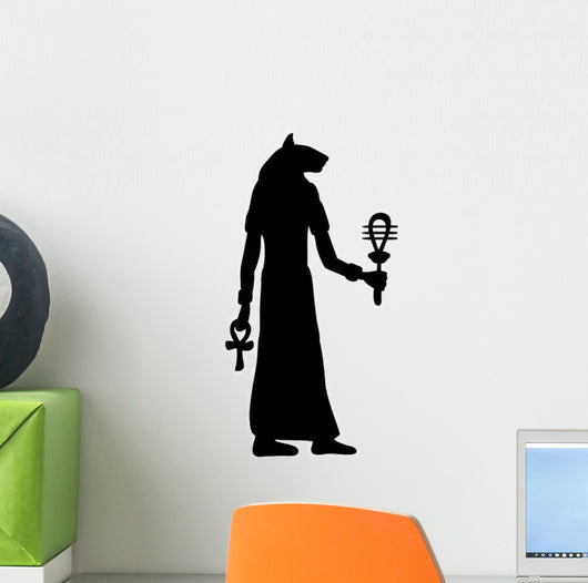 Egyptian Cat God Bastet Wall Decal