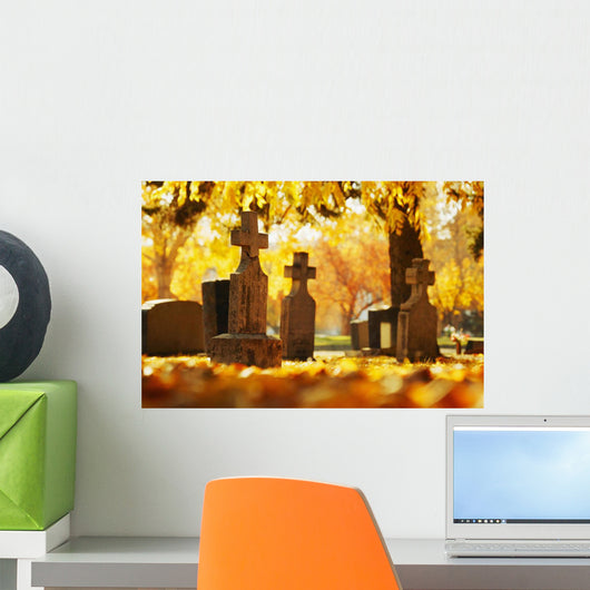 A Graveyard Wall Mural