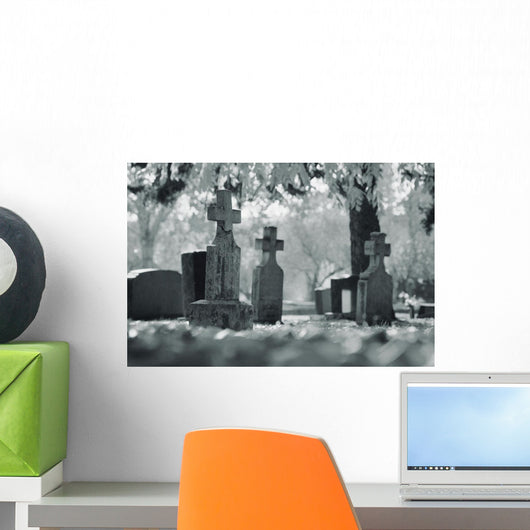 A Graveyard Wall Mural