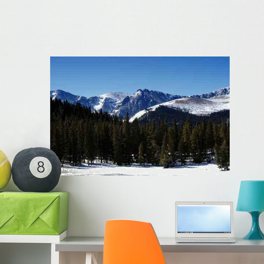 Mountains Colorado Winter Wall Decal