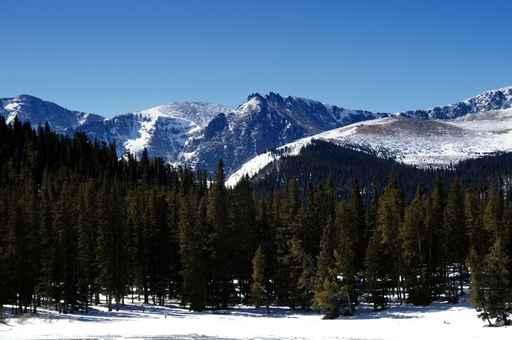 Mountains Colorado Winter Wall Decal