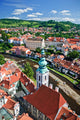 Cityscape of Cesky Krumlov Wall Mural