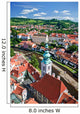 Cityscape of Cesky Krumlov Wall Mural
