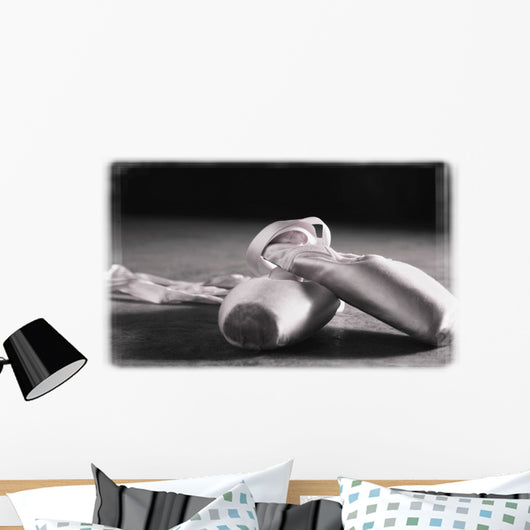Ballet Slippers Wall Mural