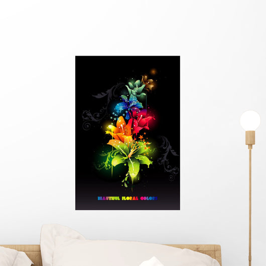 Flower Vector Wall Mural