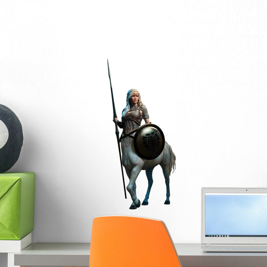 Female Warrior Centaur Wall Decal