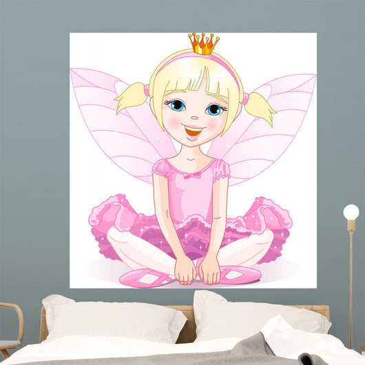 Little Fairy Ballerina Wall Decal
