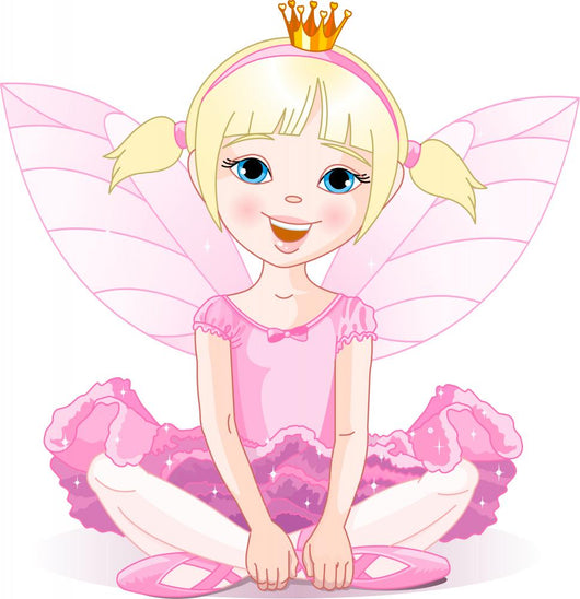 Little Fairy Ballerina Wall Decal