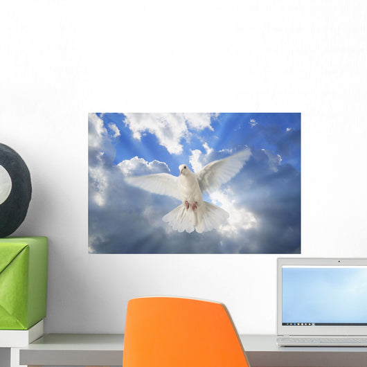 A Dove In The Sky Wall Mural