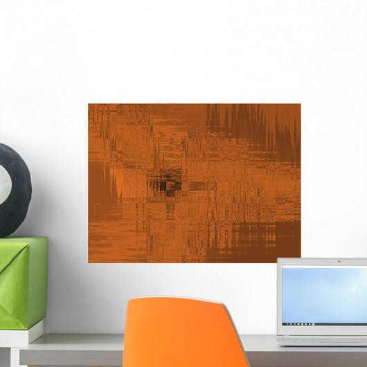 A Rust Colored Background Wall Mural