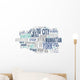 New York - Abstract Postcard Wall Decal