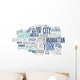 New York - Abstract Postcard Wall Decal