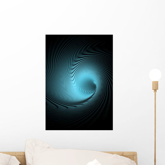 3-D Vortex Wall Mural